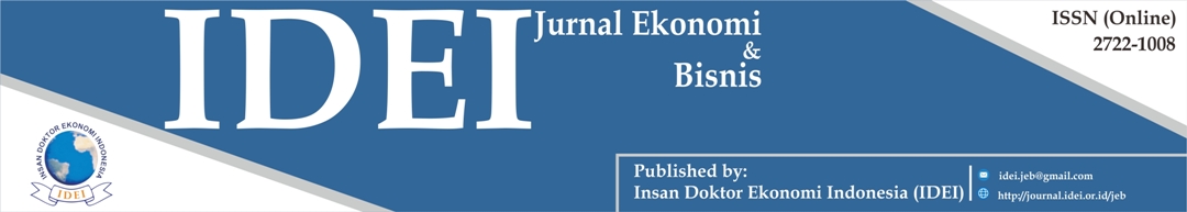 IDEI: Jurnal Ekonomi & Bisnis